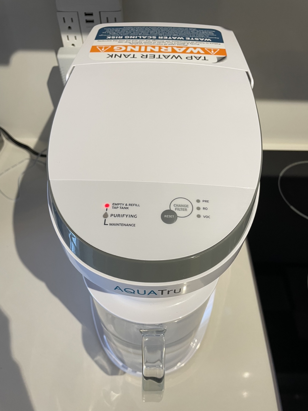 AQUATru Countertop Reverse Osmosis Water Purifier - photo 3