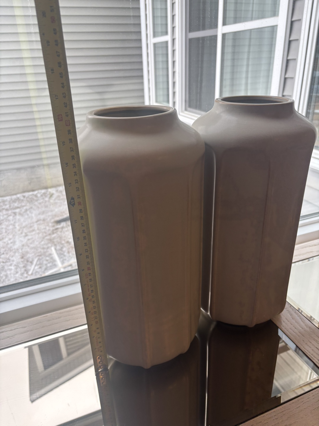 Set of Two Hearth & Hand™ with Magnolia Grey Ceramic Vases - photo 5