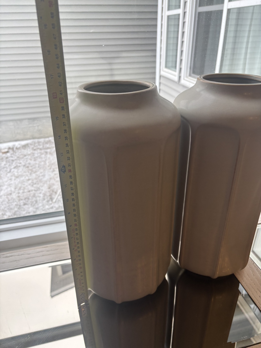 Set of Two Hearth & Hand™ with Magnolia Grey Ceramic Vases - photo 4