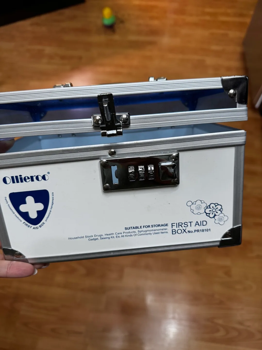 Ollieroo First Aid Box with Combination Lock image indicator(3)