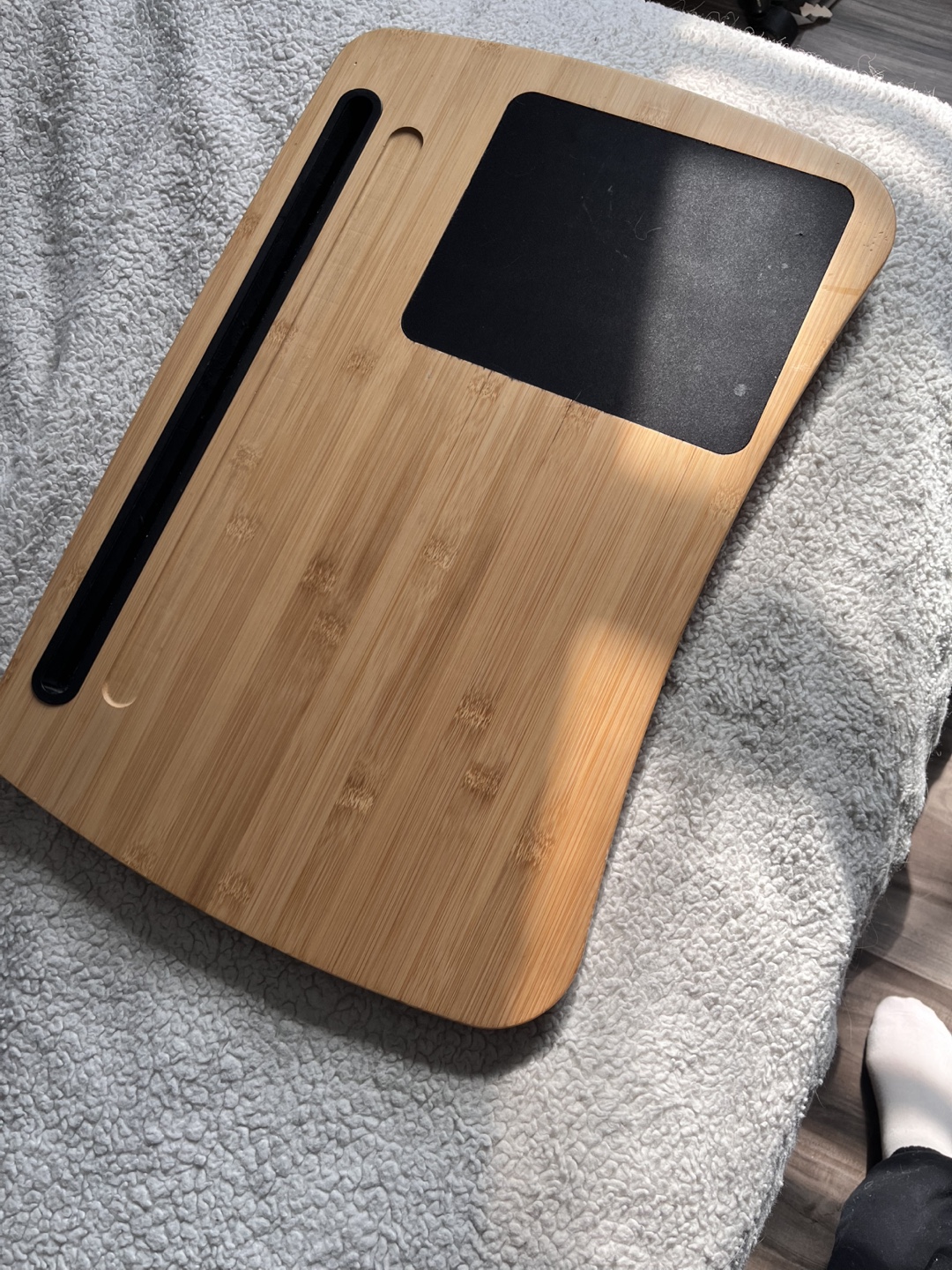Bamboo Laptop Table with Stand - photo 3