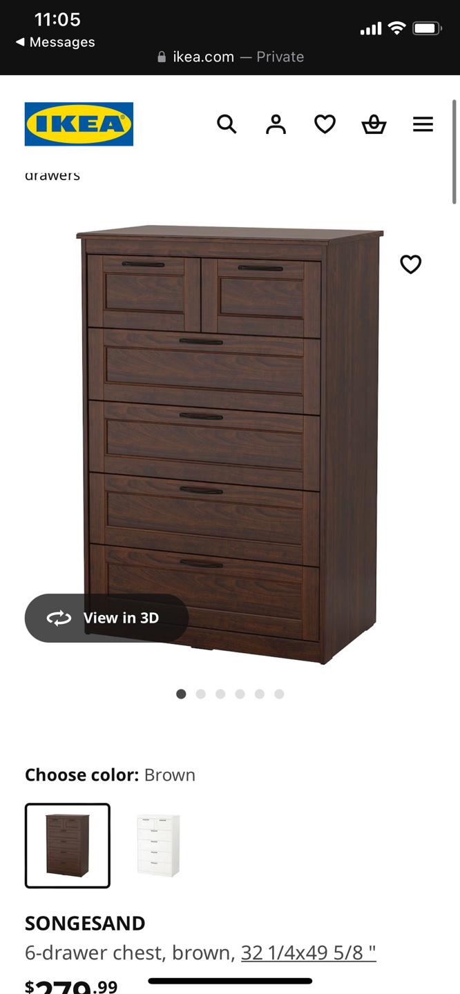 6-Drawer dresser - photo 2