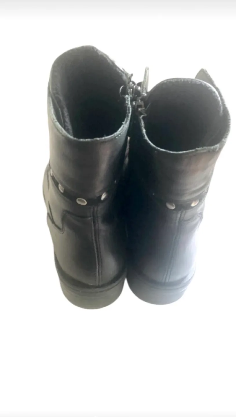 Remonte Women's Black Leather Lace-Up Boots image indicator(4)