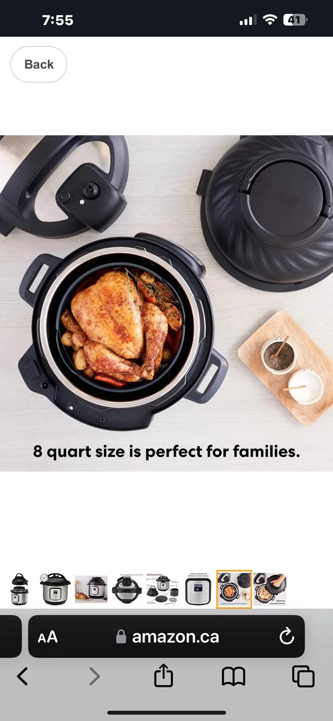 Instant Pot Duo Crisp Multi-Use Programmable Pressure Cooker image indicator(4)