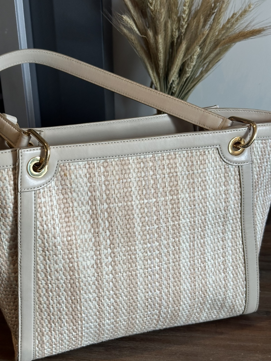 Lauren Ralph Lauren Raffia Tote Bag - photo 3