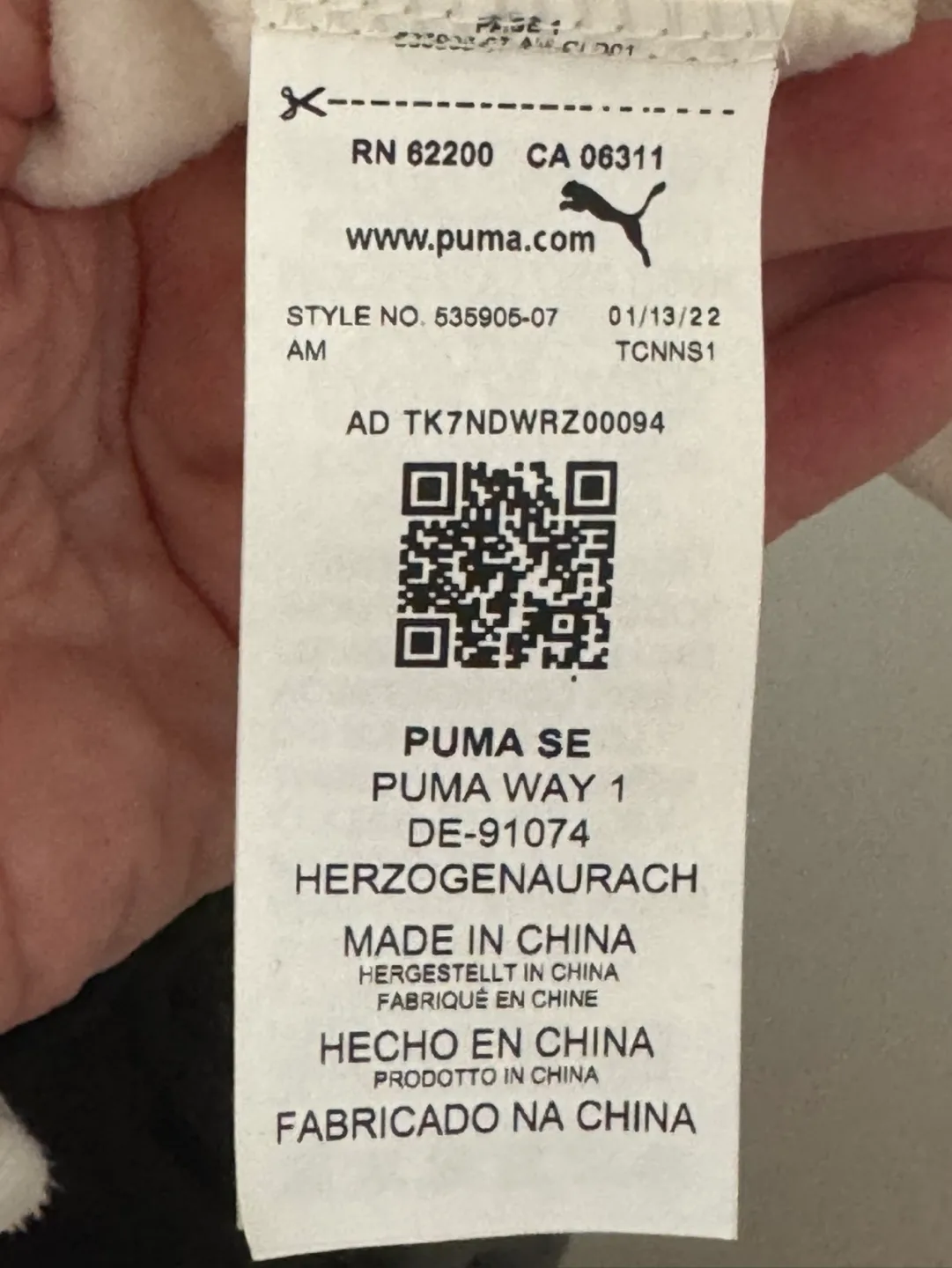 BMW Motorsport x Puma Cream Zip-Up Hoodie image indicator(5)