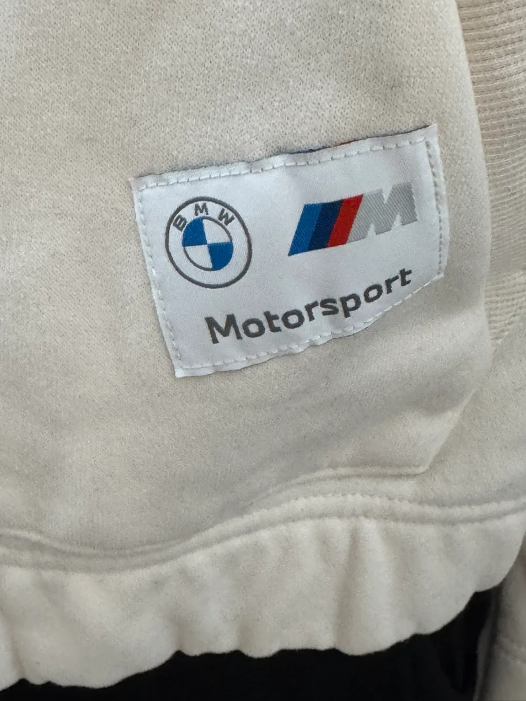 BMW Motorsport x Puma Cream Zip-Up Hoodie image indicator(4)