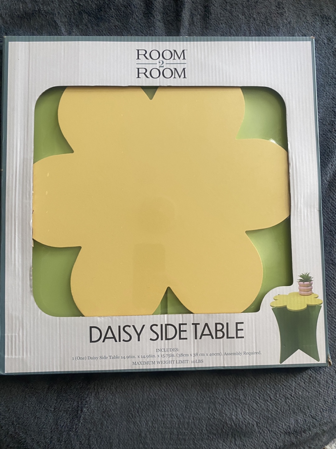 Room Room Daisy Side Table - New in Box