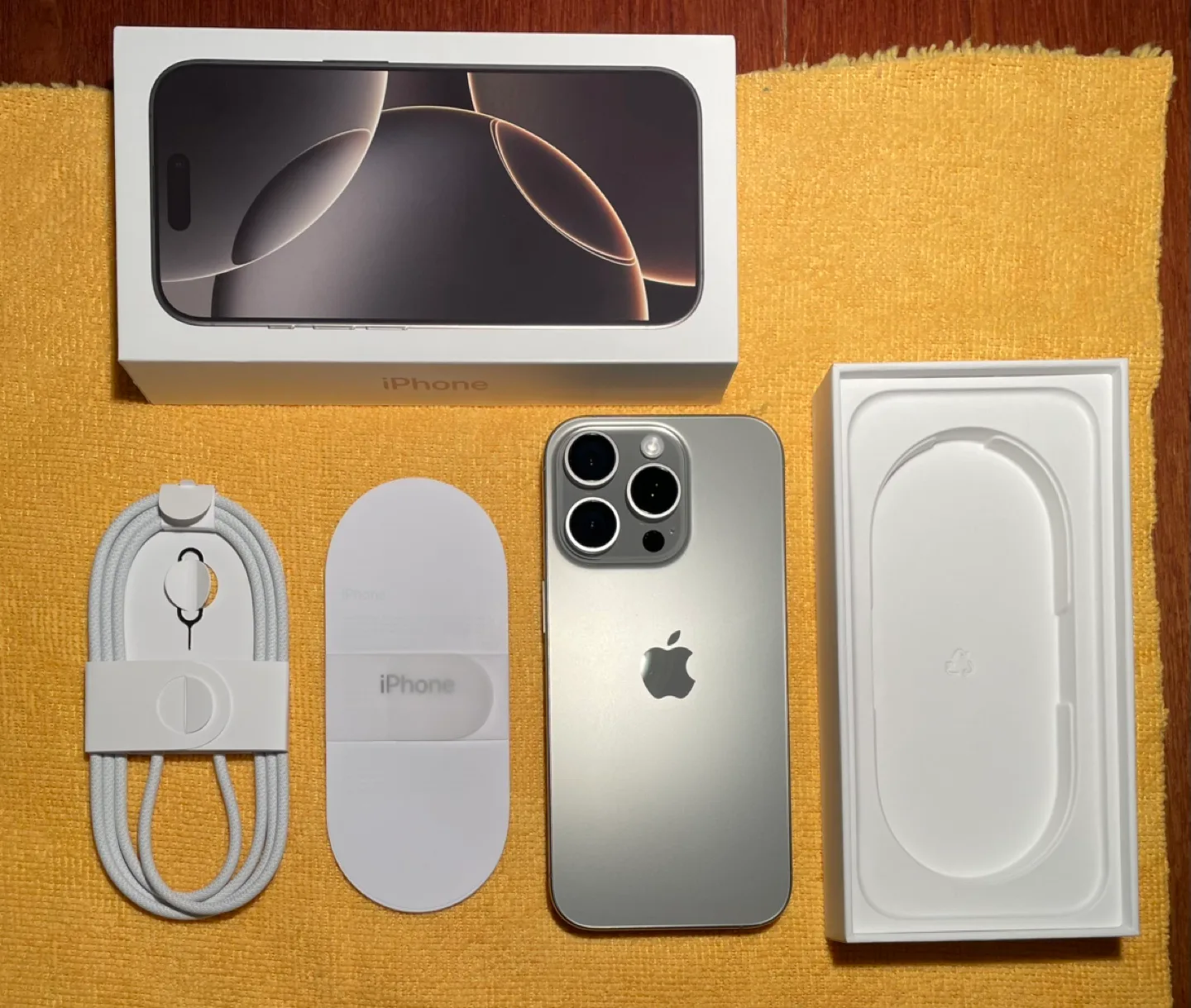 LIKE NEW! iPhone 16 PRO 256GB Natural Titanium - MSRP $1806.87 image indicator(3)