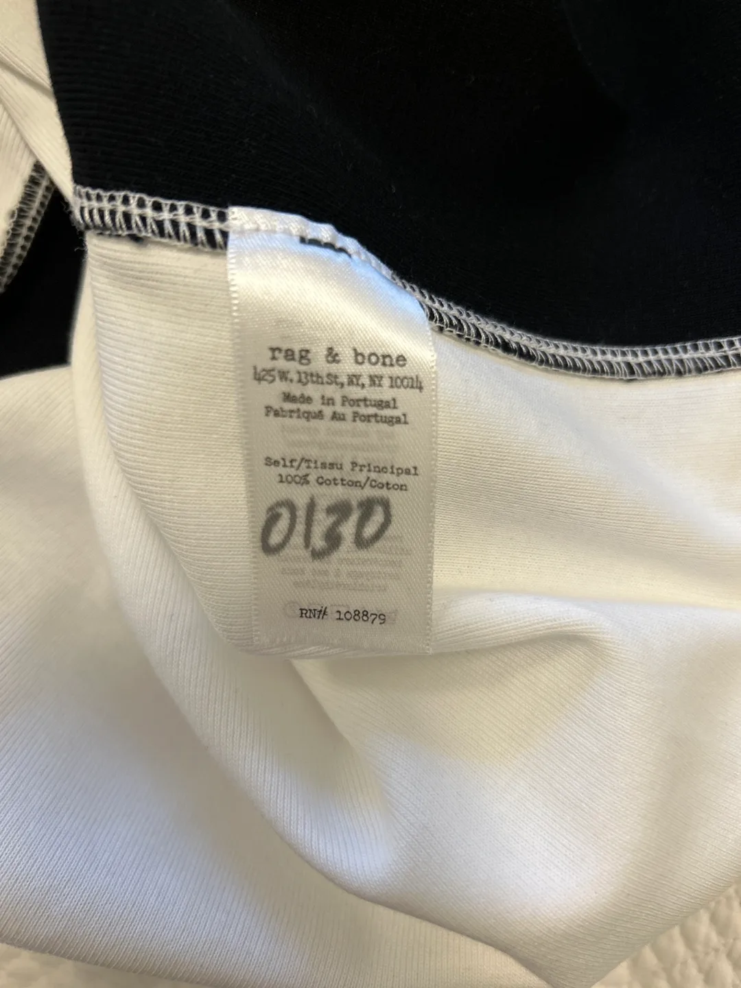 Rag & Bone XS White and Black Tank Dress image indicator(4)