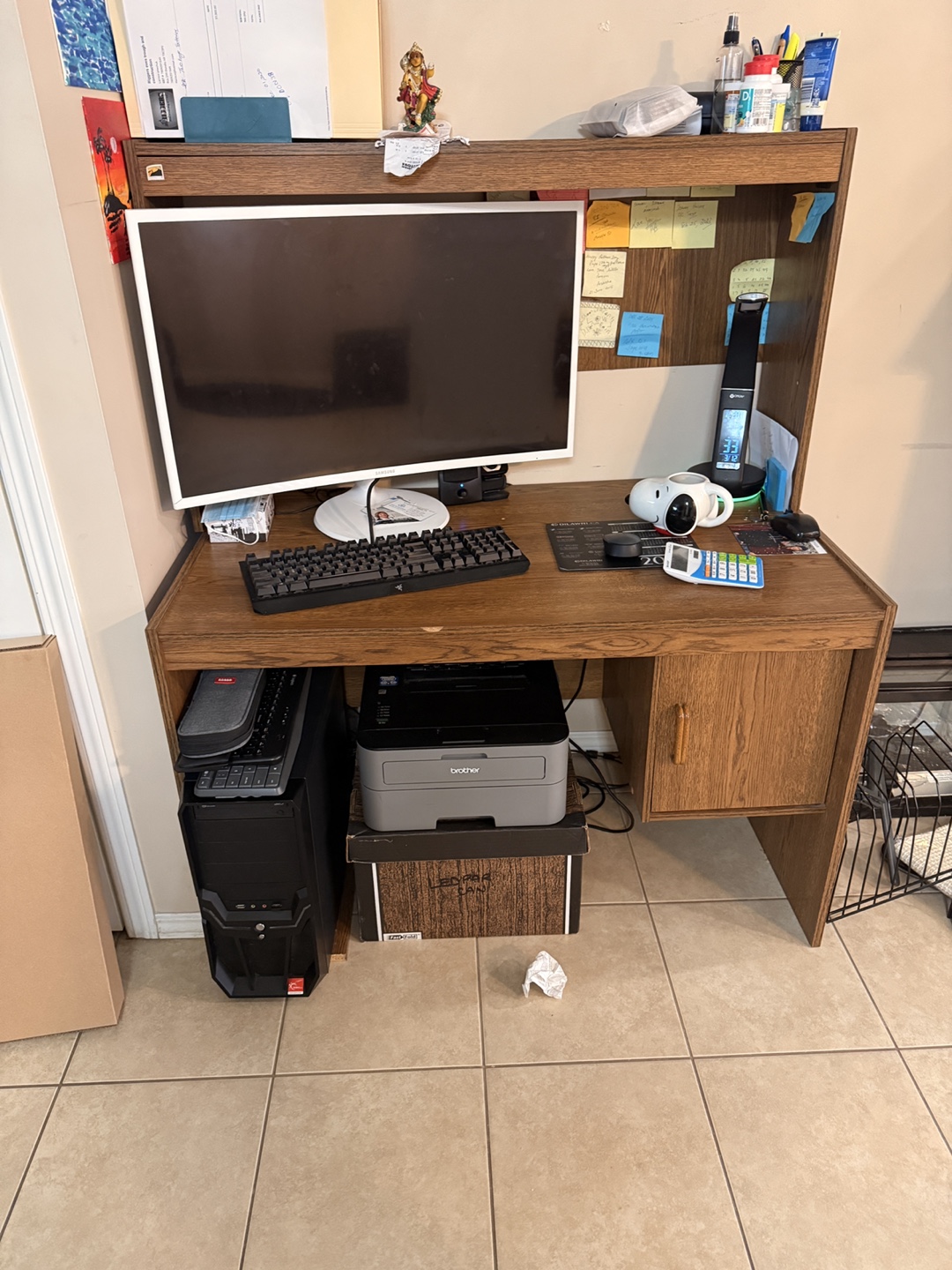 Computer Desk with Hutch - photo 2