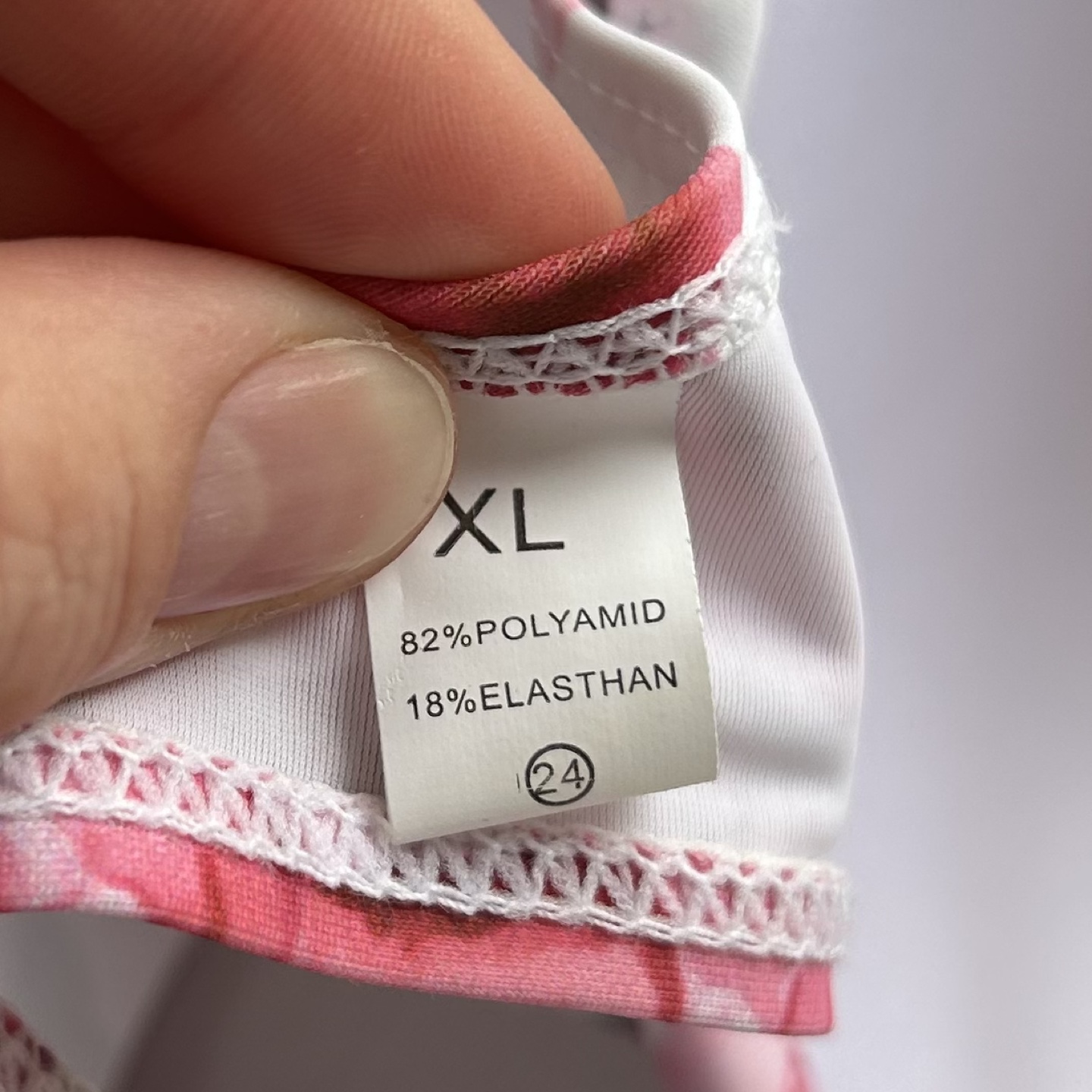 PatPat Floral Underwire Bikini Swimsuit Top Ruffle Sleeves Sz L - photo 5