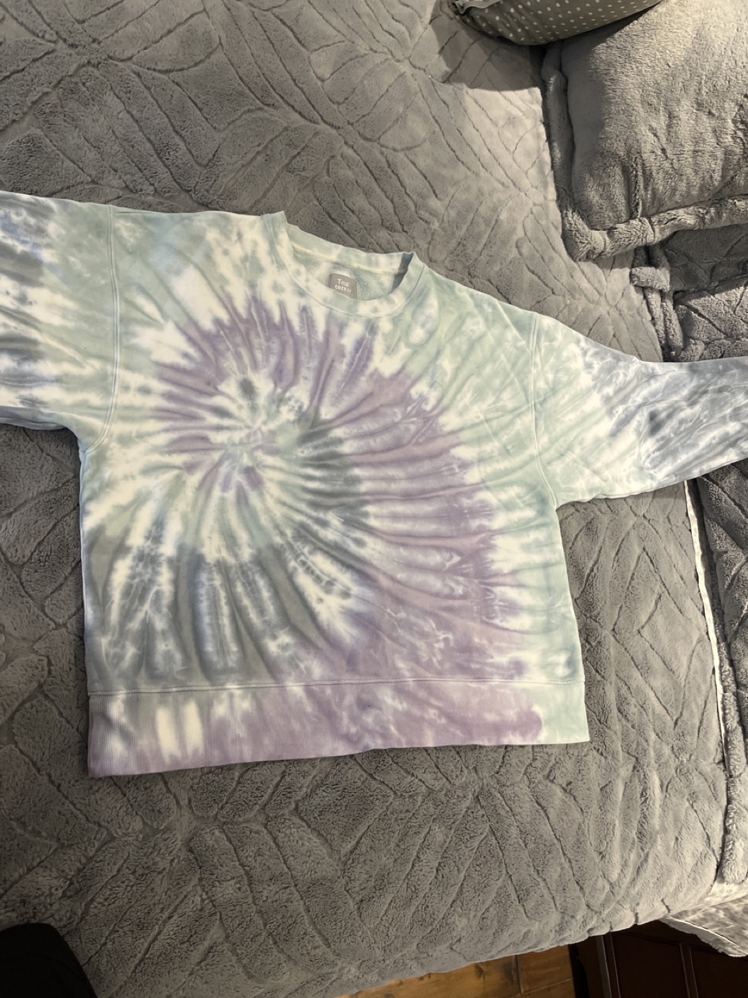 Tna Cozy Fleece Tie-Dye Sweatshirt - photo 2