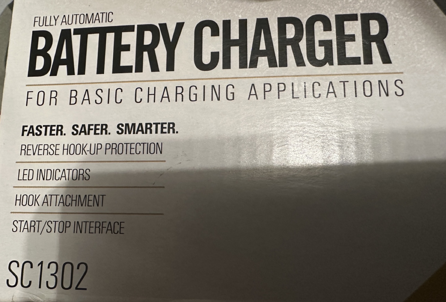 Schumacher SC1302 8 Amp 12V Rapid Charger