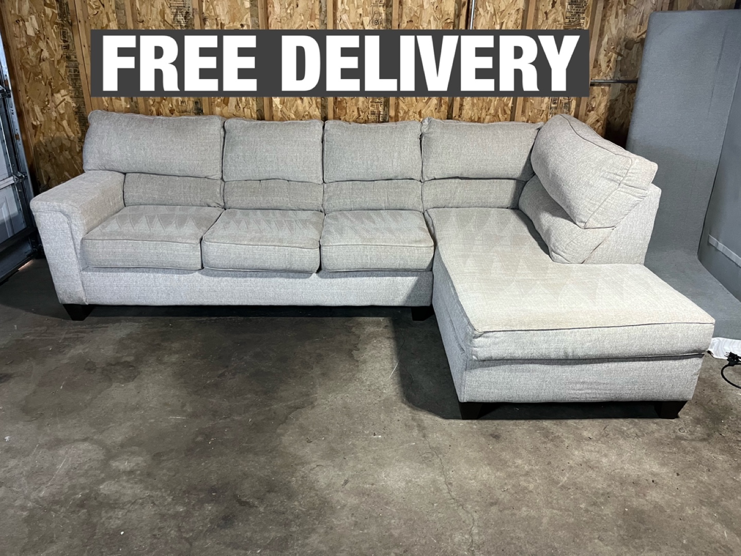Beige Sectional Sofa - Free Delivery!