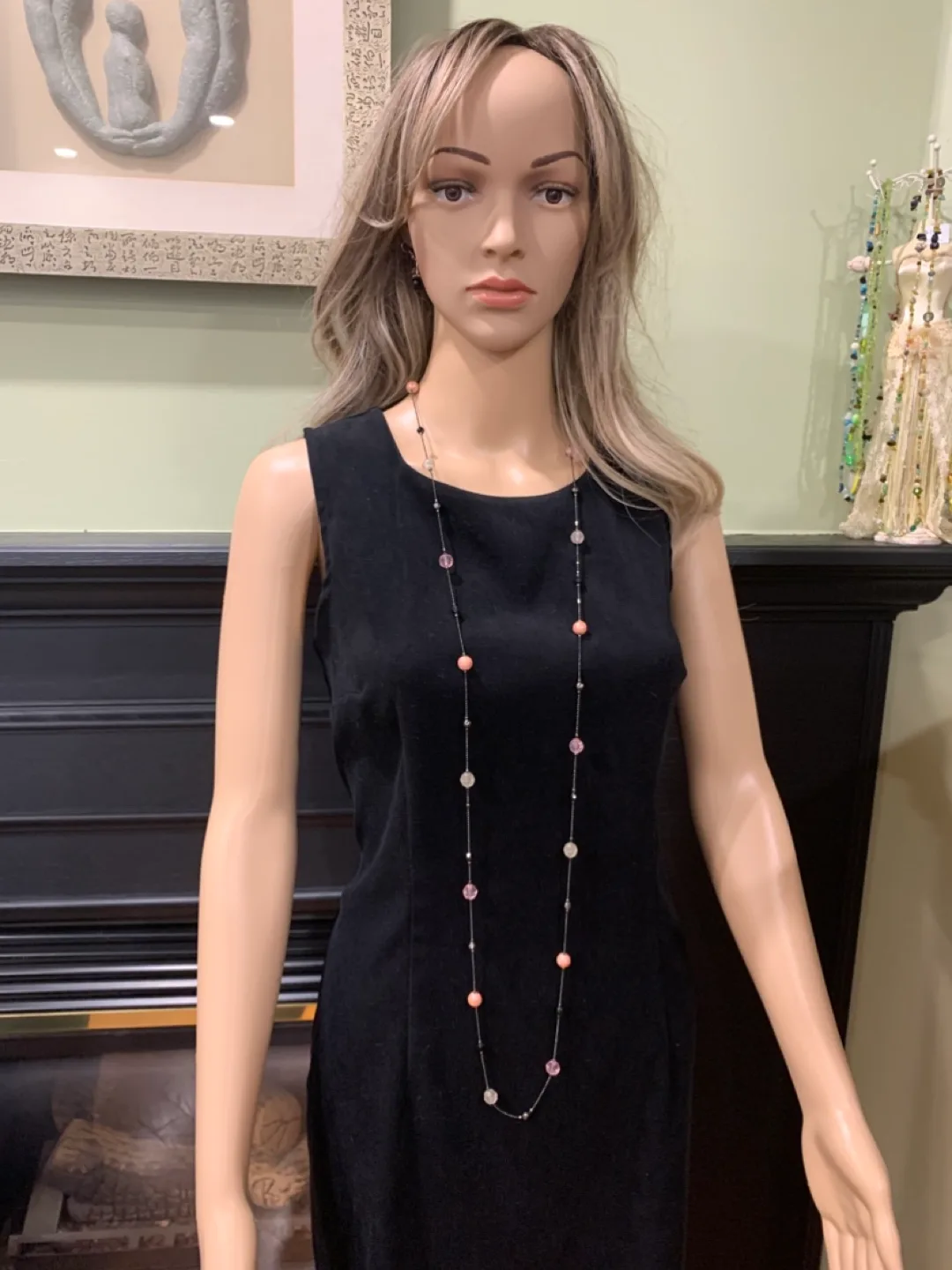 Black Sleeveless Sheath Dress image indicator(4)