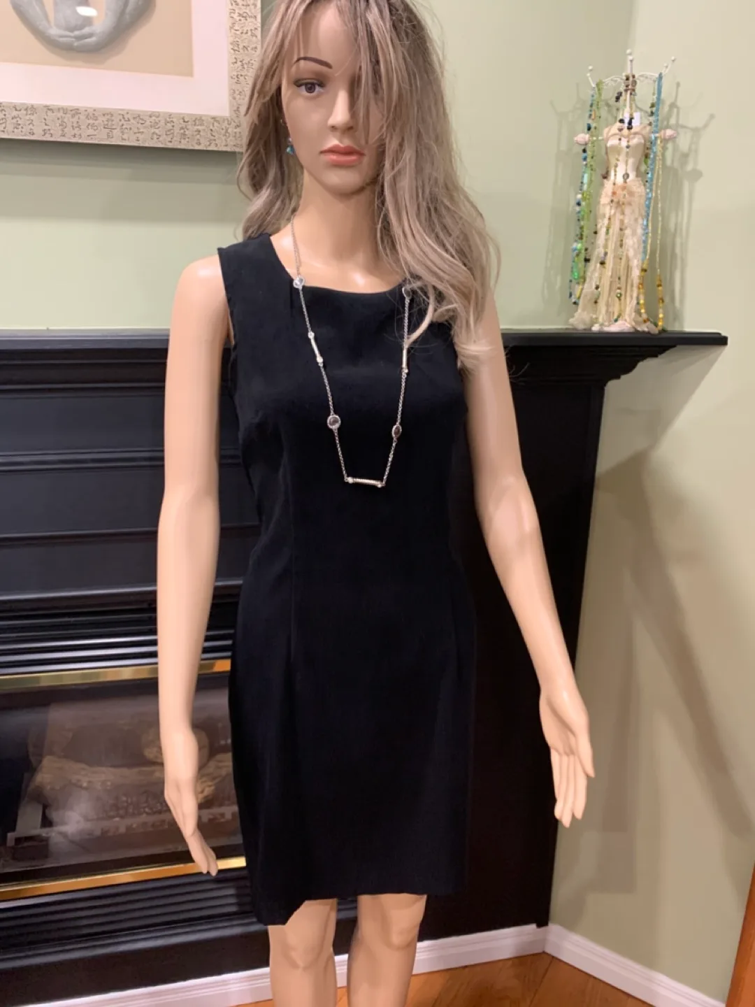 Black Sleeveless Sheath Dress image indicator(6)