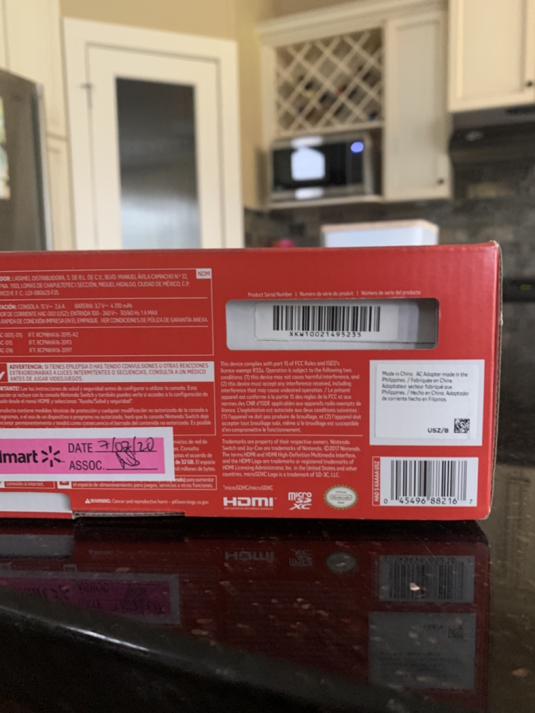 Nintendo Switch Console - Gray Joy-Cons - New in Box - photo 3