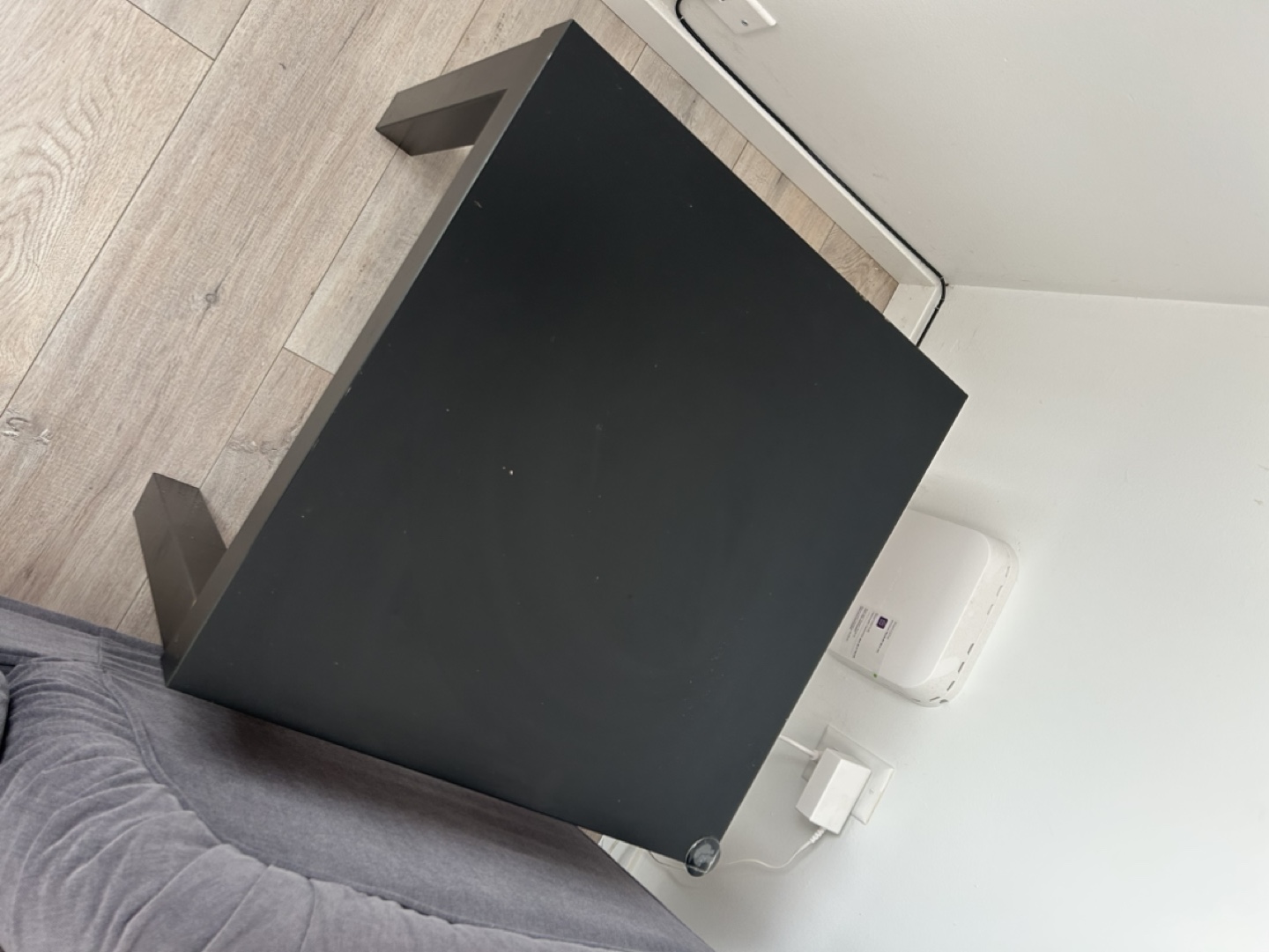 Black Square End Table - photo 2
