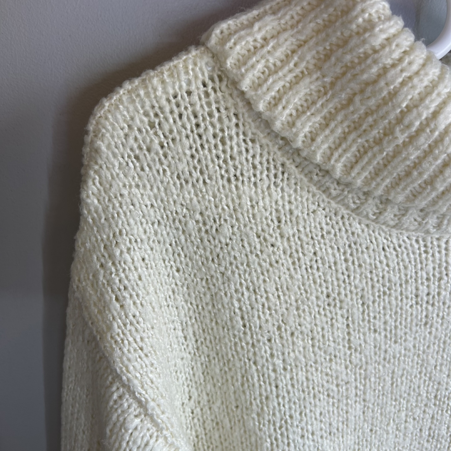 MyStyle Knit Cowl Neck Oversized Long Sleeve Sweater Womens Sz L - photo 2