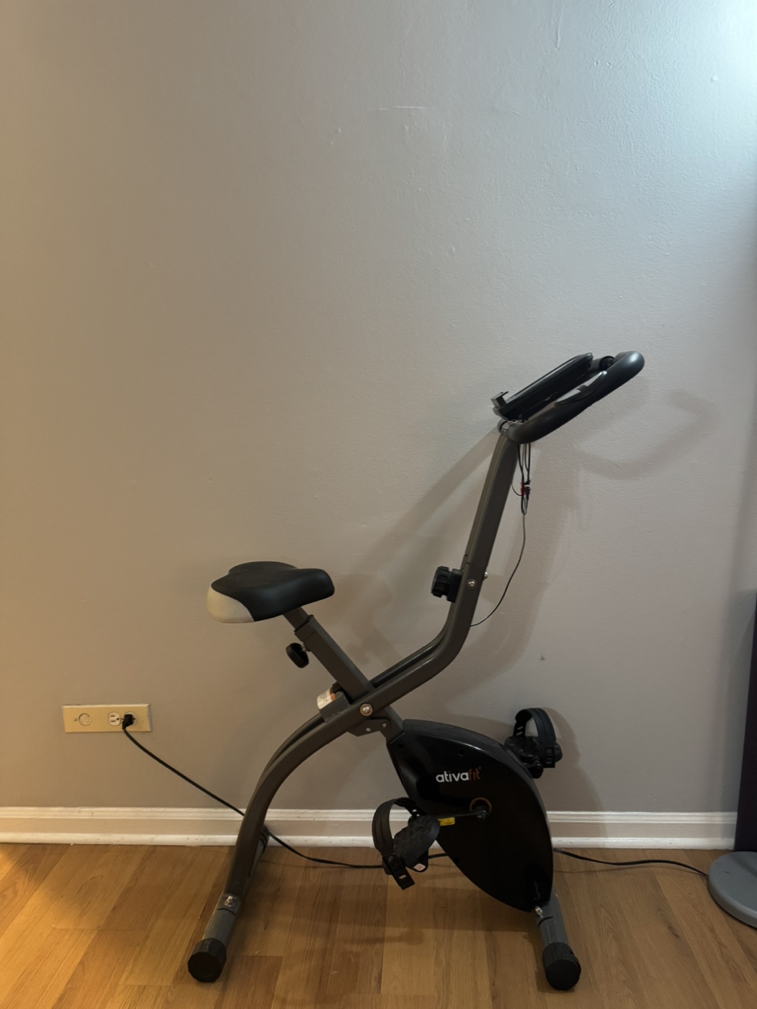AtivaFit Folding Exercise Bike