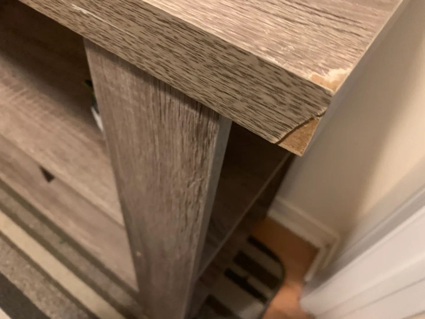 Grey Wood Console Table image indicator(2)