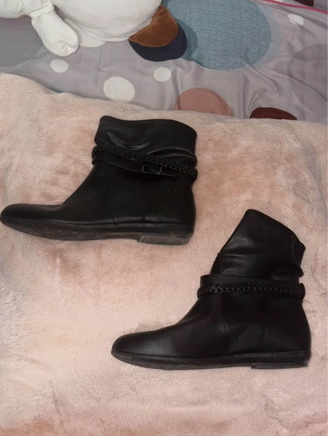 Women's Black Ankle Boots - photo 3