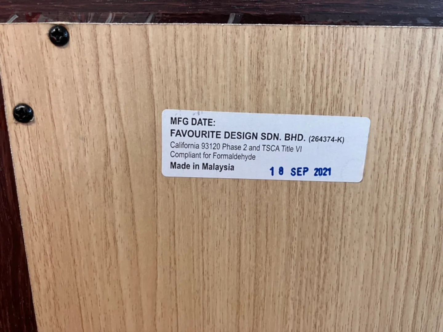 Mirror with Dark Brown Frame image indicator(3)