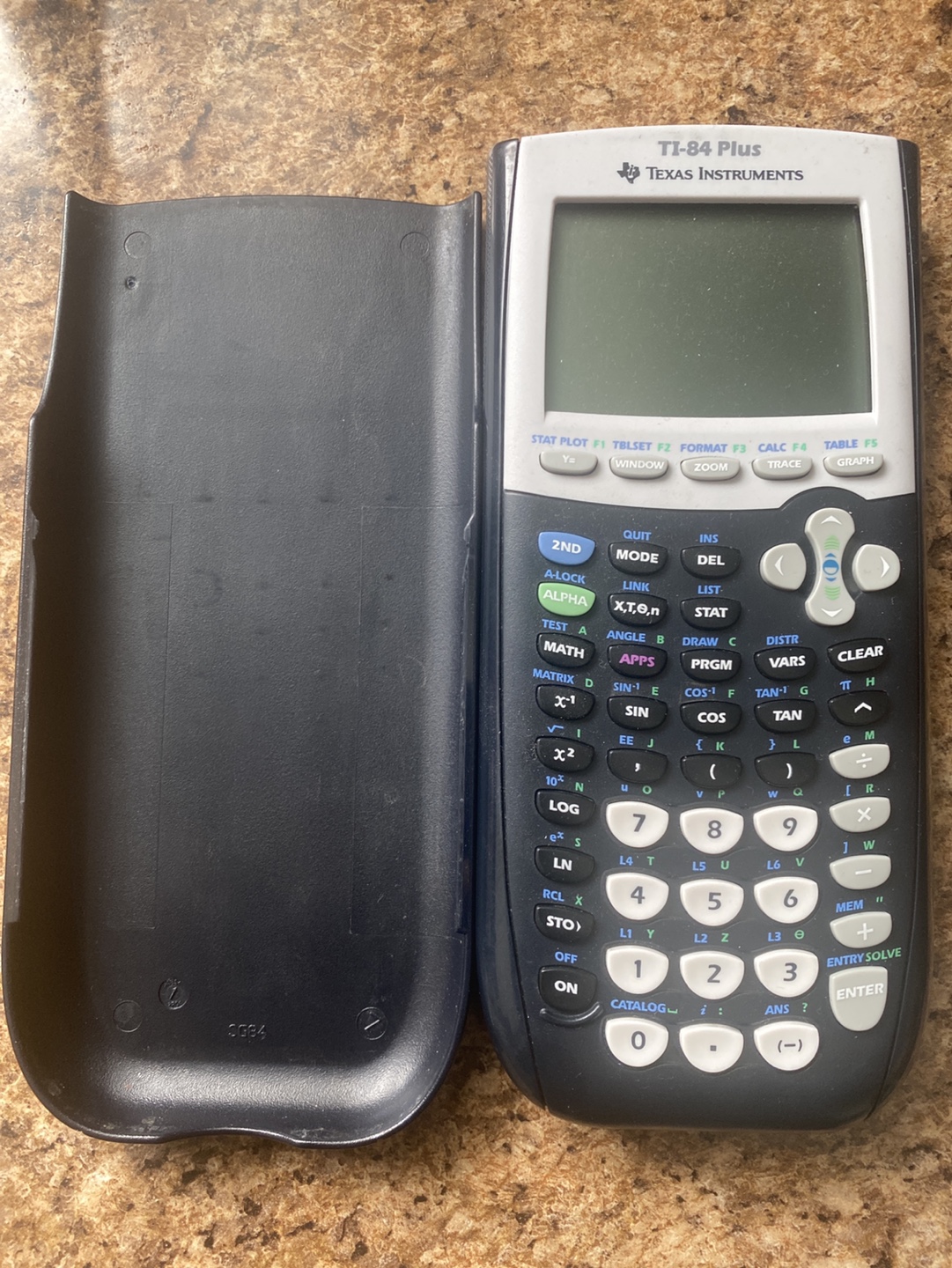 Texas Instruments TI-84 Plus Graphing Calculator with Case