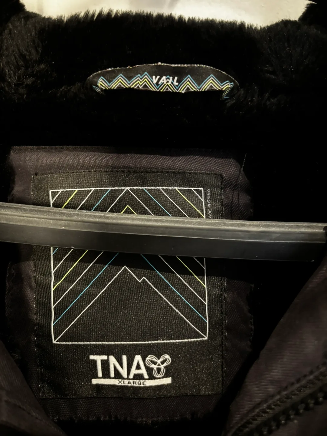 TNA Aritzia Black Winter Jacket - XLarge image indicator(2)