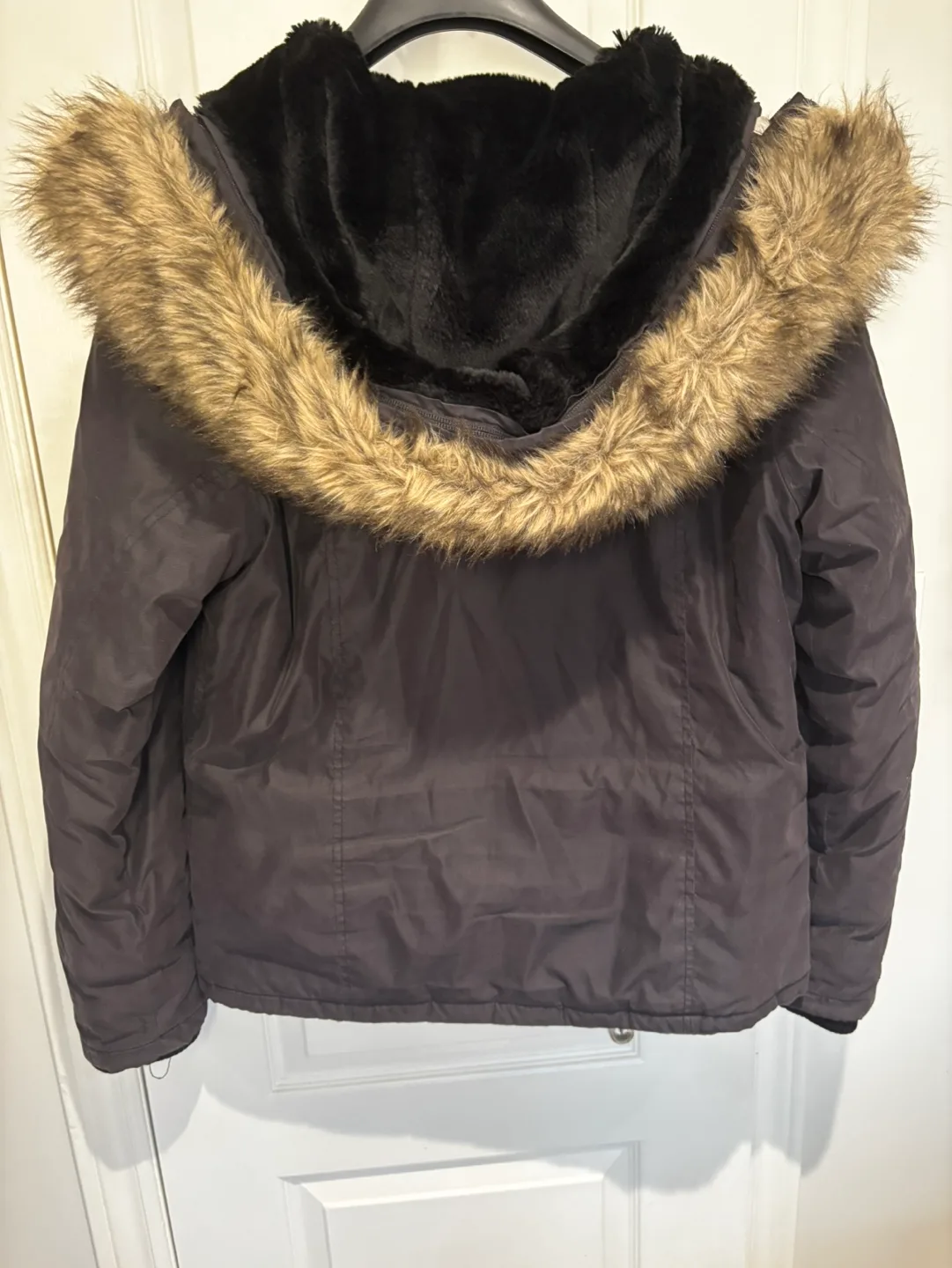 TNA Aritzia Black Winter Jacket - XLarge image indicator(3)
