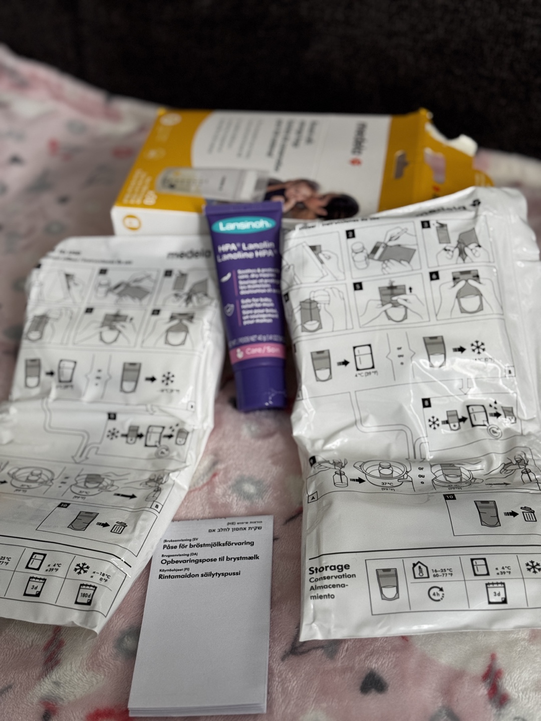 Medela Breast Milk Storage Bags and Lansinoh Lanolin - photo 3
