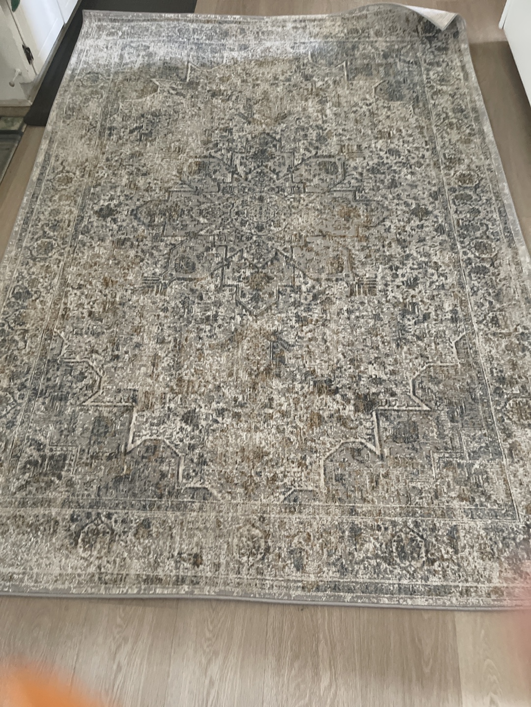Surya Carmel Light Gray Area Rug 7'7" x 9'2" - photo 2
