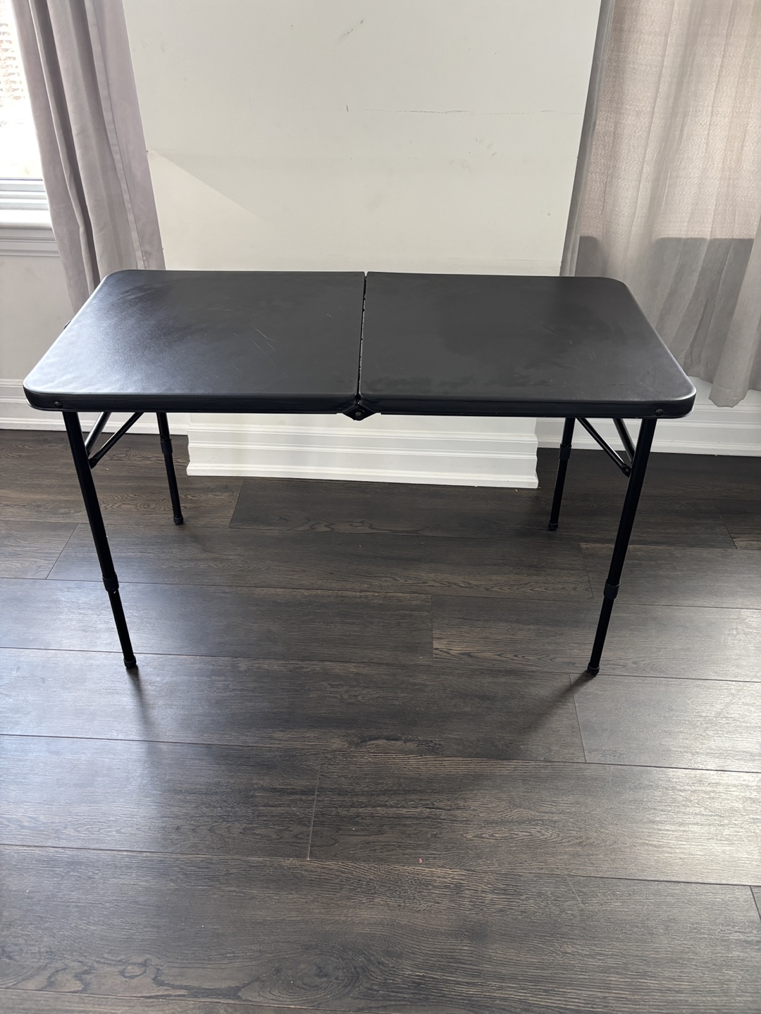 Black Foldable Table - Perfect for Small Spaces! - photo 2