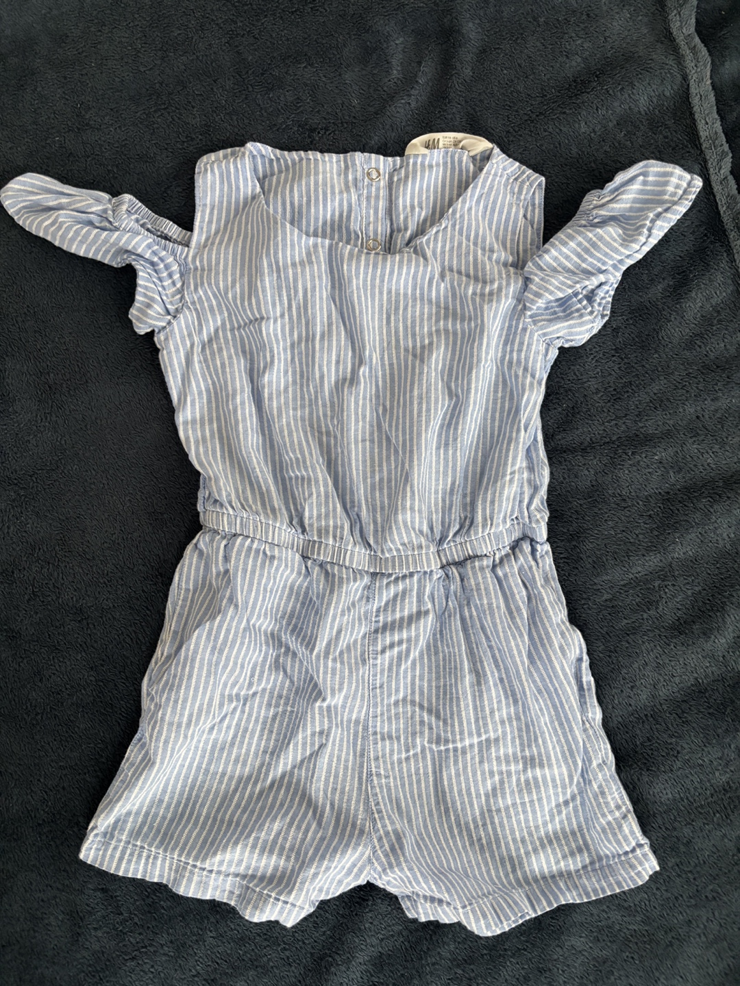 Girls' Striped Romper - Size 6 H&M