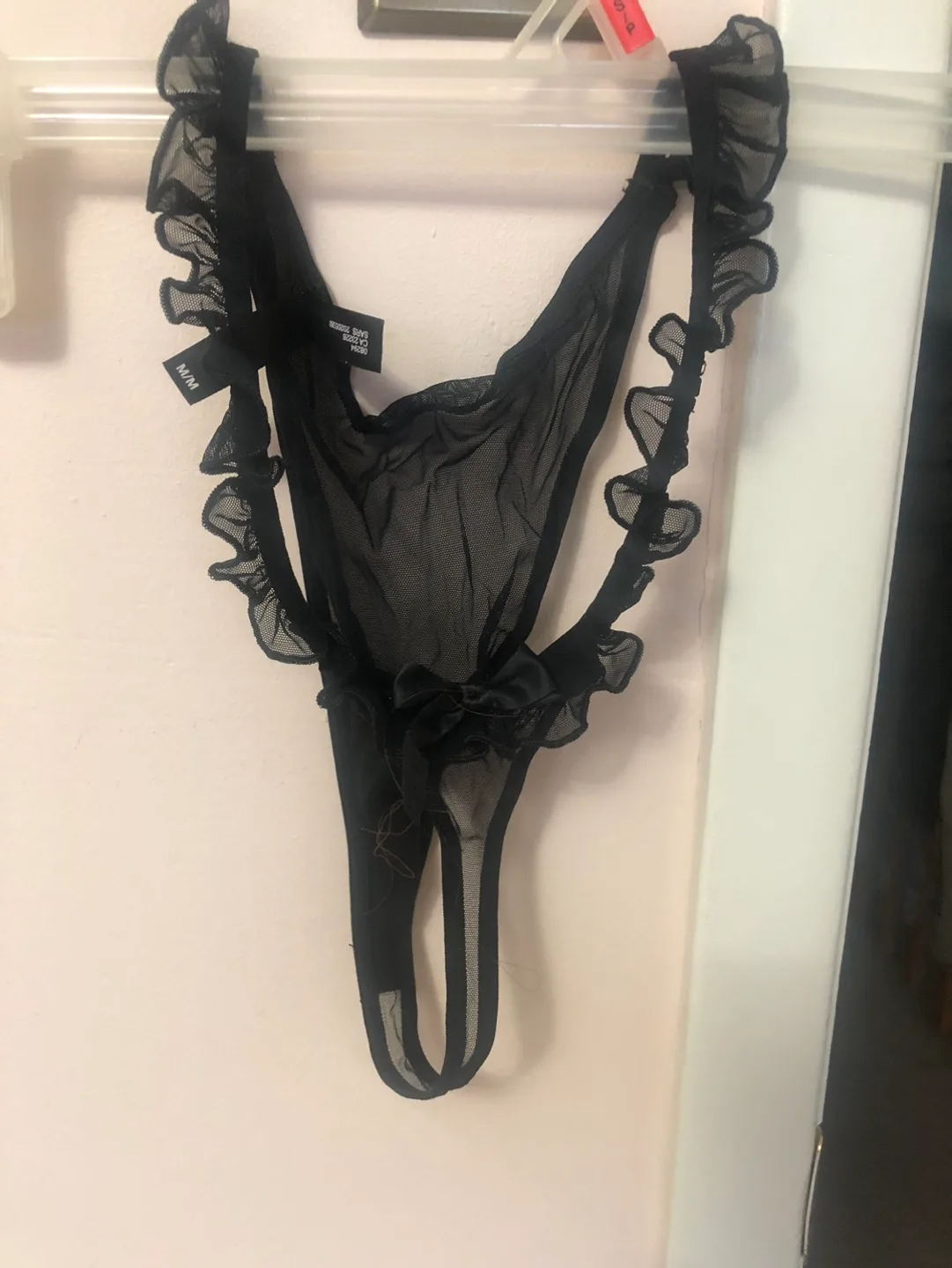 Women's Lingerie Set of three - Floral & Black Mesh image indicator(2)