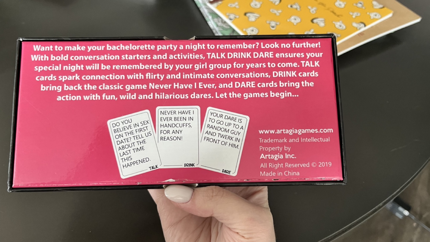 Talk, Drink, Dare — Bachelorette Party Game - photo 2