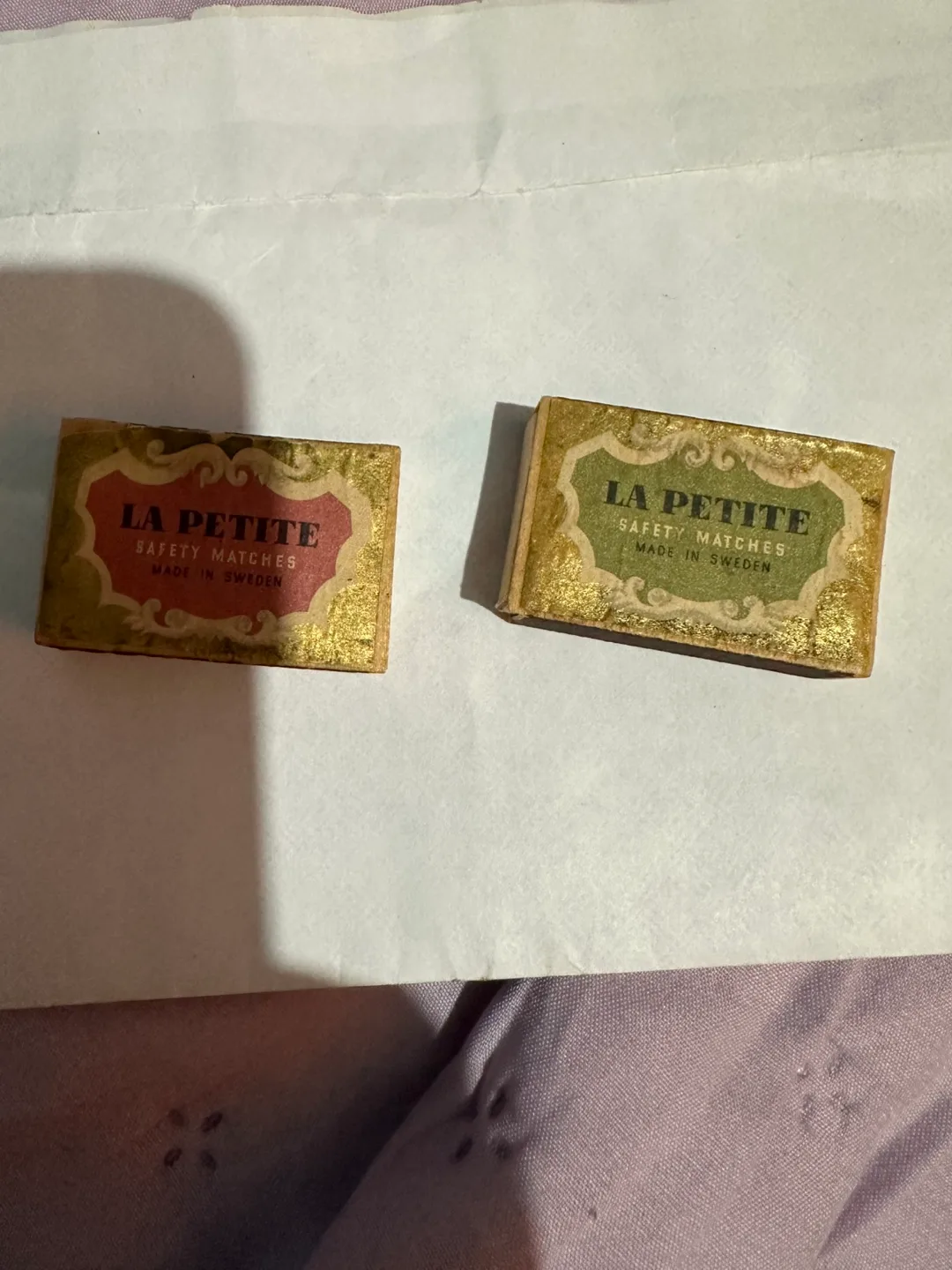 Vintage La Petite Safety Matches - 5 Boxes image indicator(2)