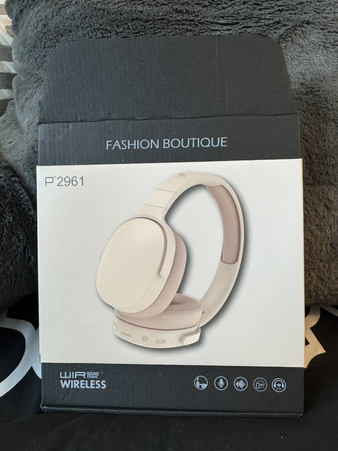Wireless Sport Headphones - Beige - photo 2