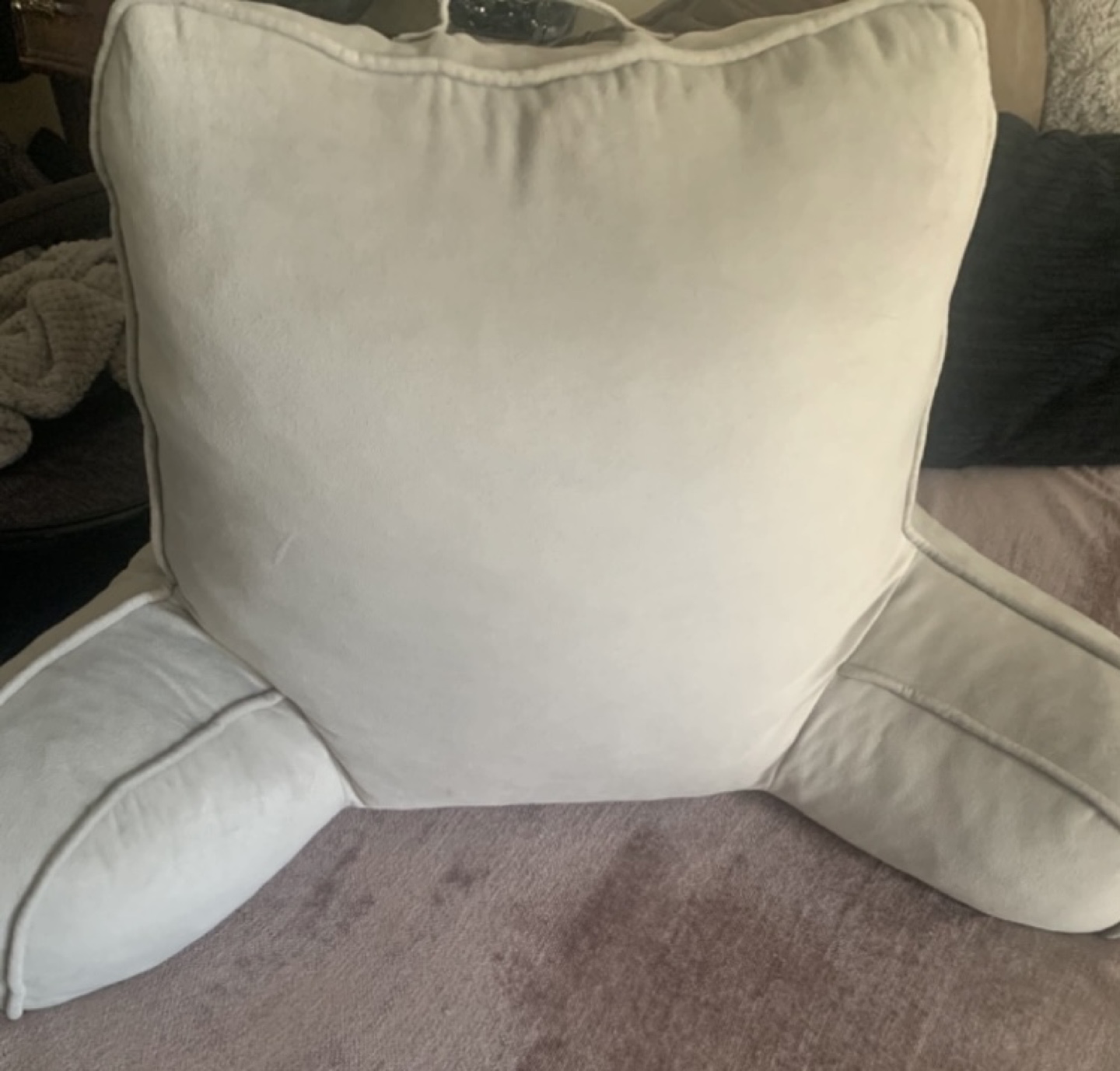NEW***Light Grey Armrest Pillow