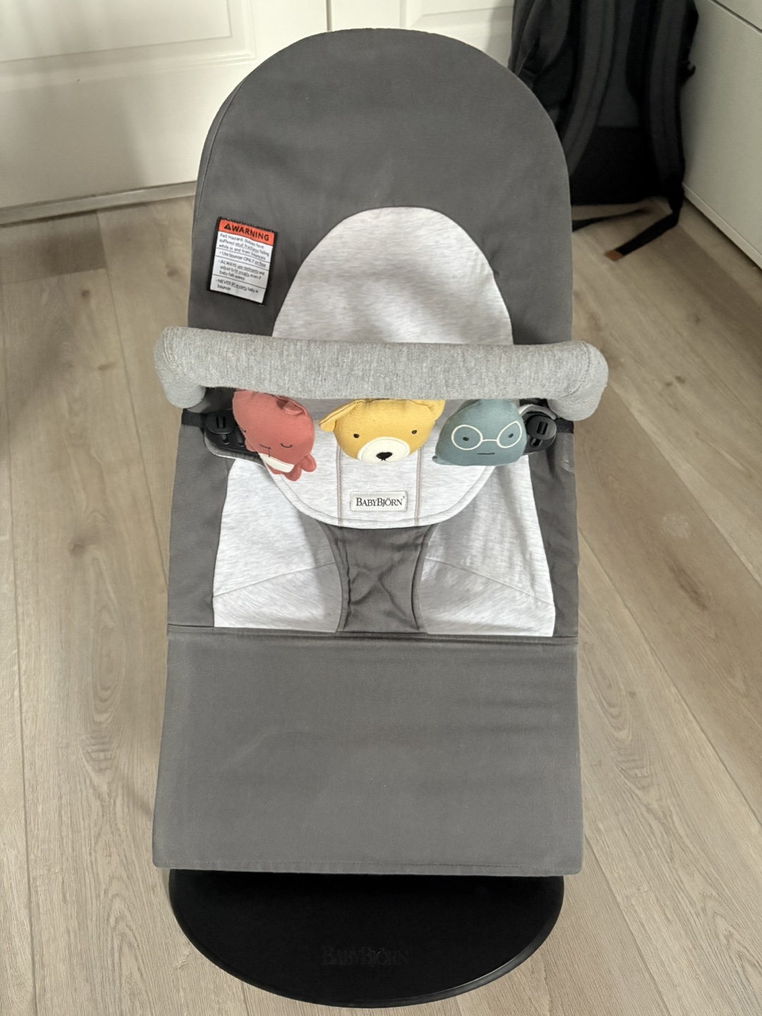 BabyBjorn Bliss Baby Bouncer with toy bar