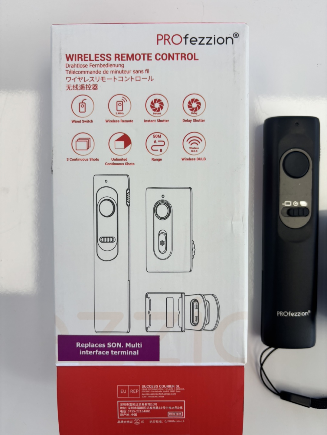 PROfezzion Wireless Remote Control for Canon Cameras - photo 3