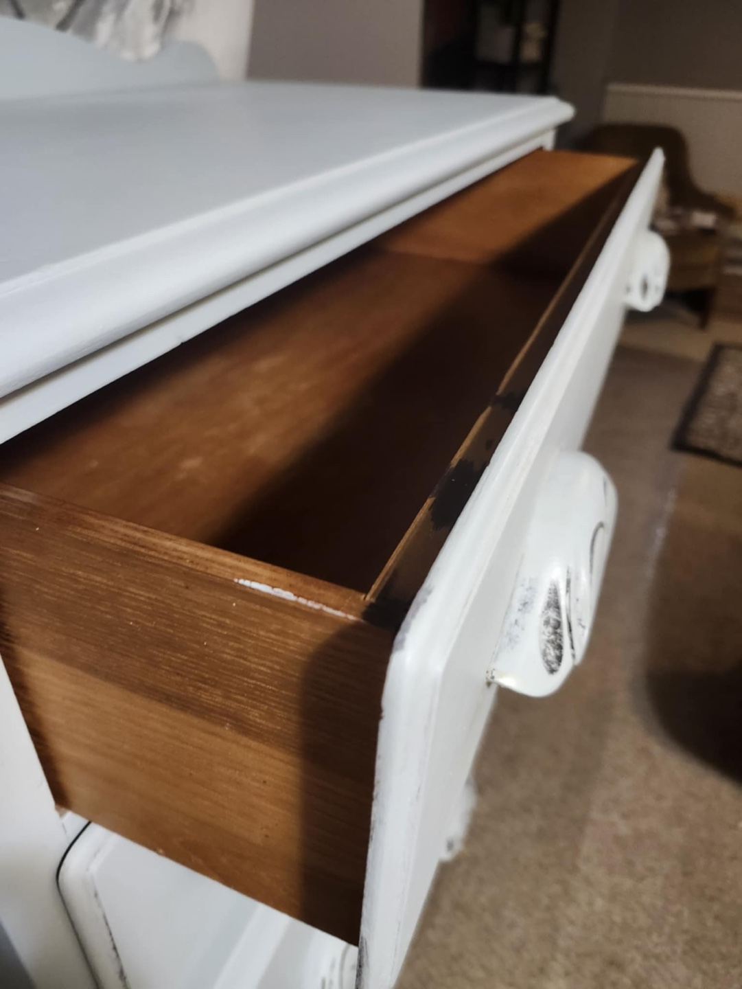 Vintage Five-Drawer Chest of Drawers tall boy - photo 3