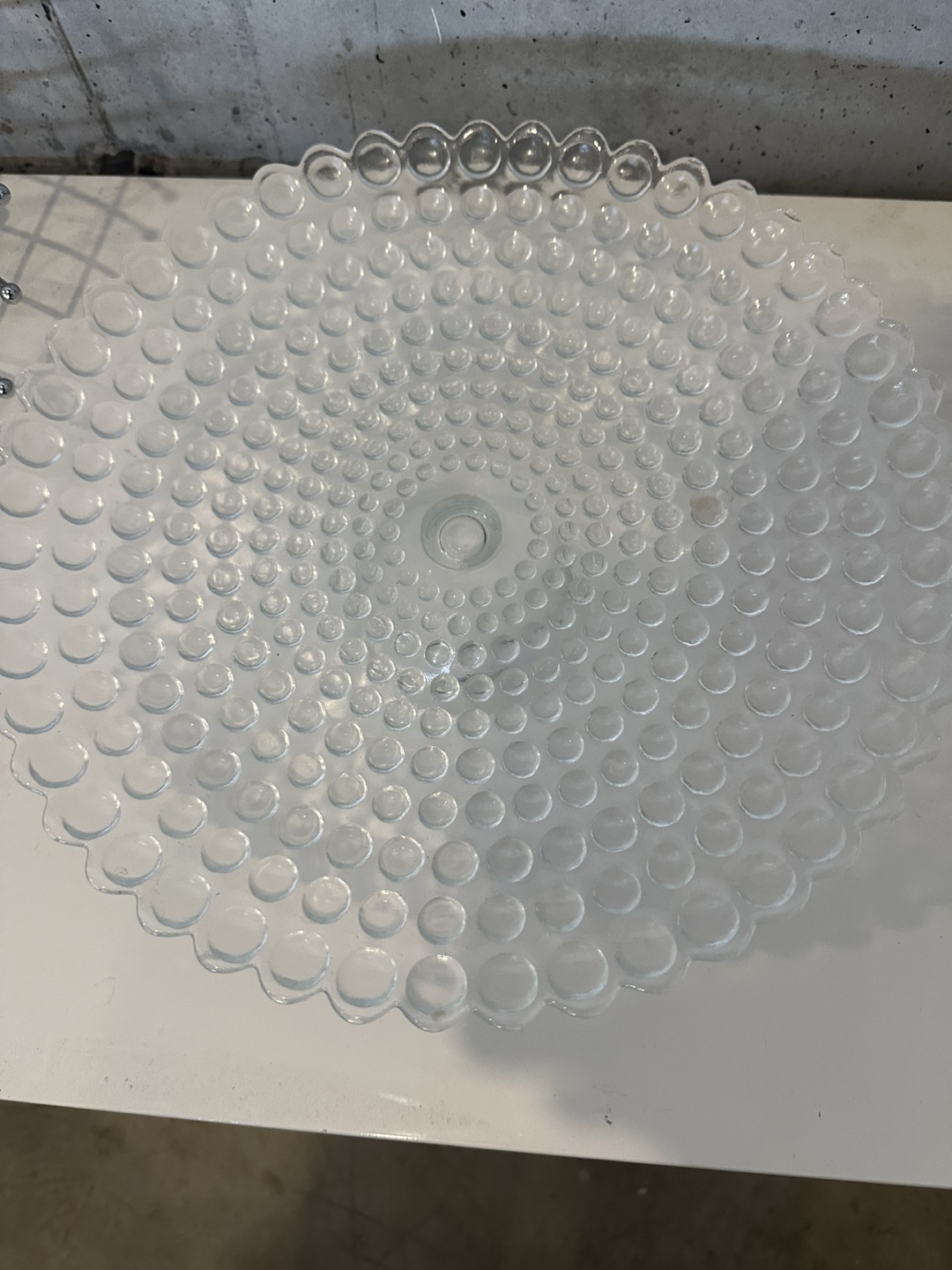 Vintage Glass Cake Stand - photo 2