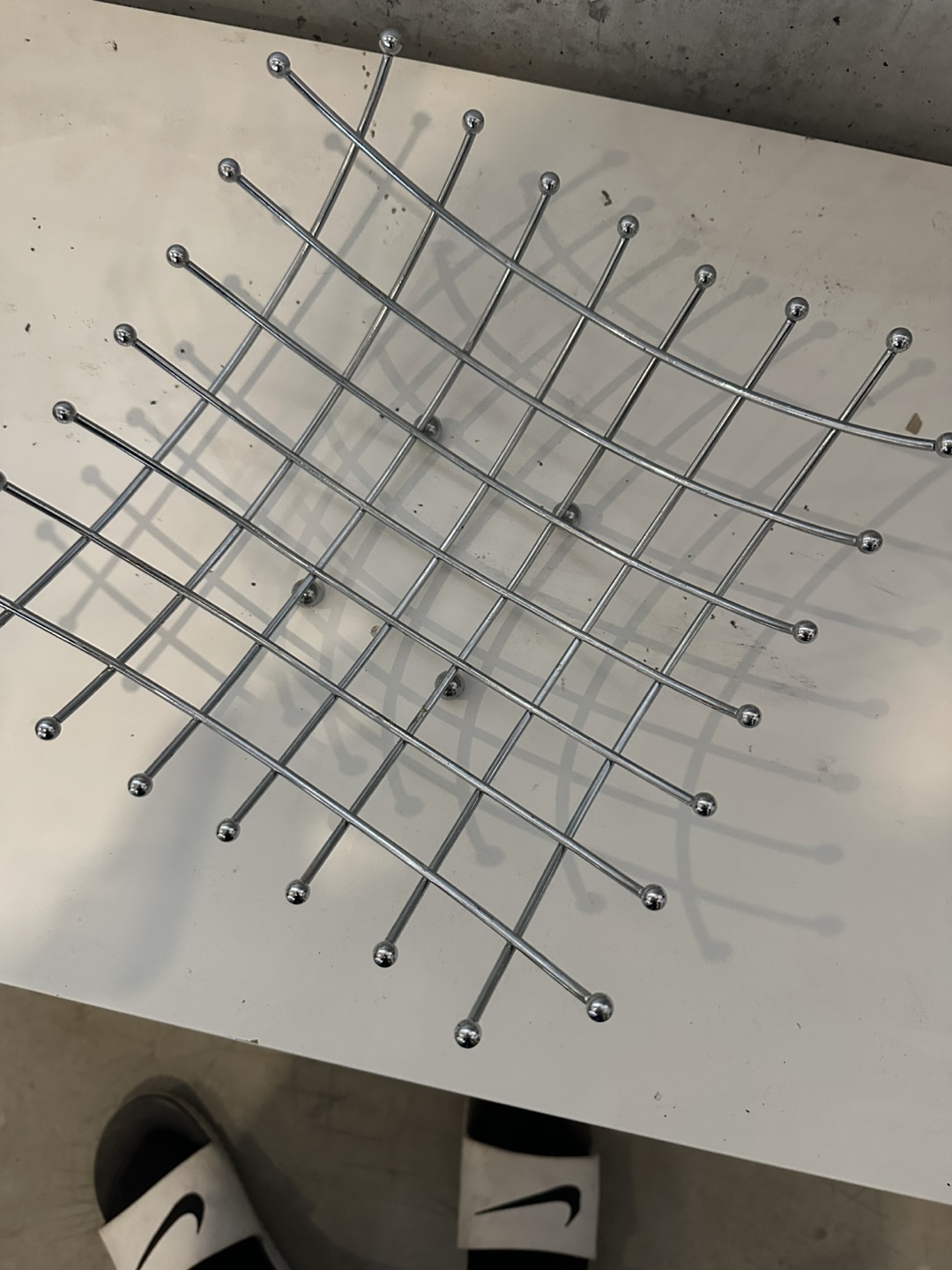 Chrome Wire Fruit Bowl