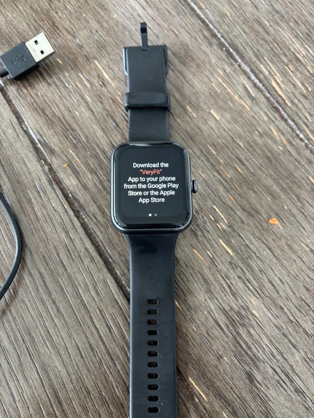 VeryFit Smart Watch with Charging Cable thumbnail