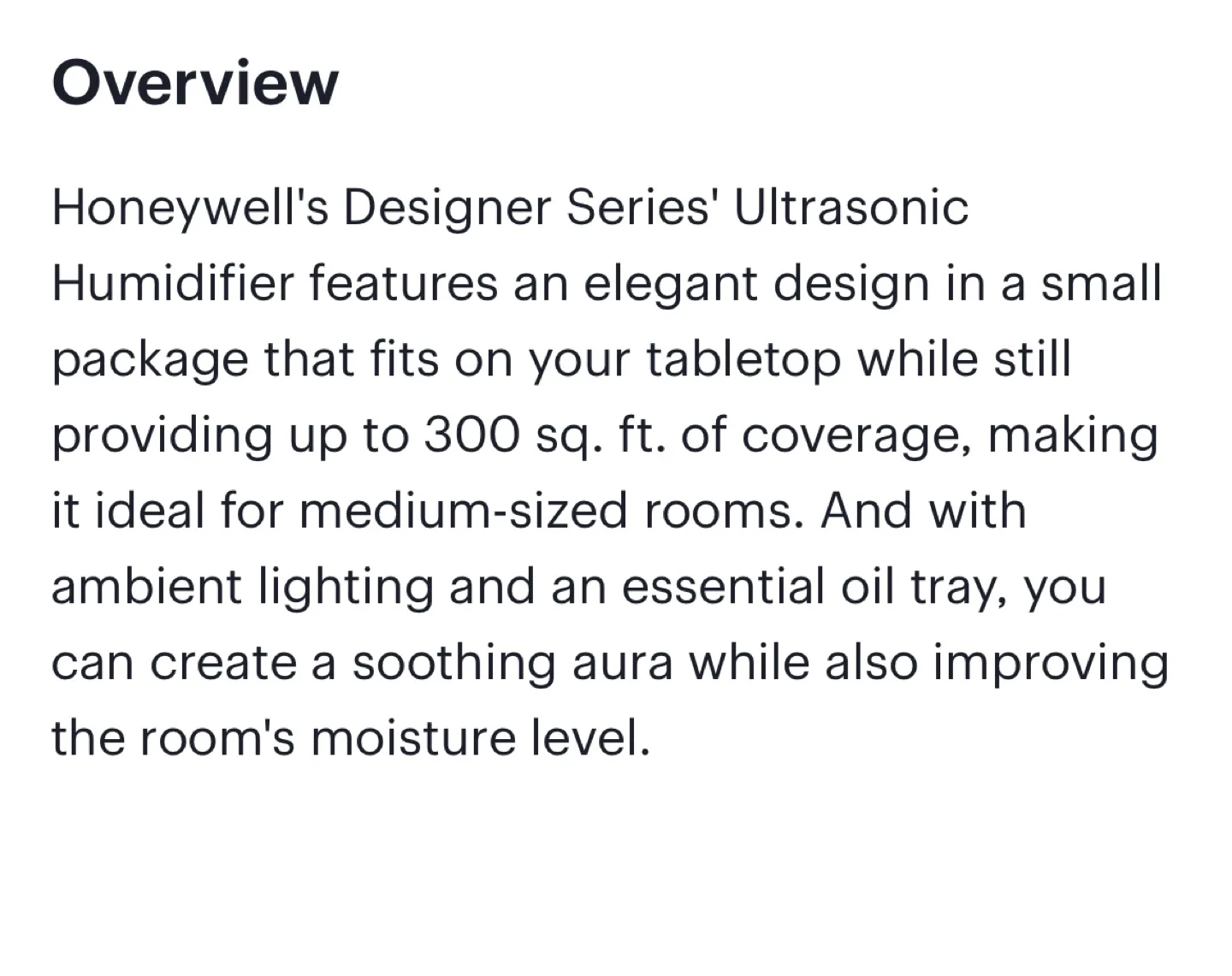 🍓 REG $109+ Honeywell Designer Series Ultrasonic Humidifier image indicator(3)