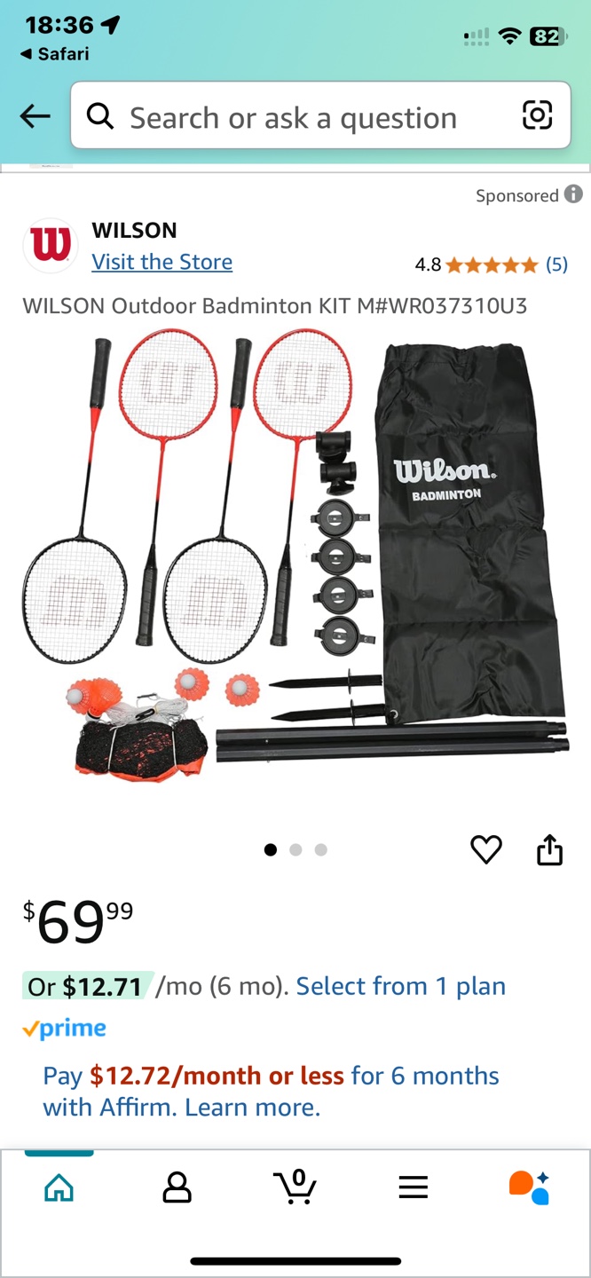 Wilson Outdoor Badminton Set - photo 4