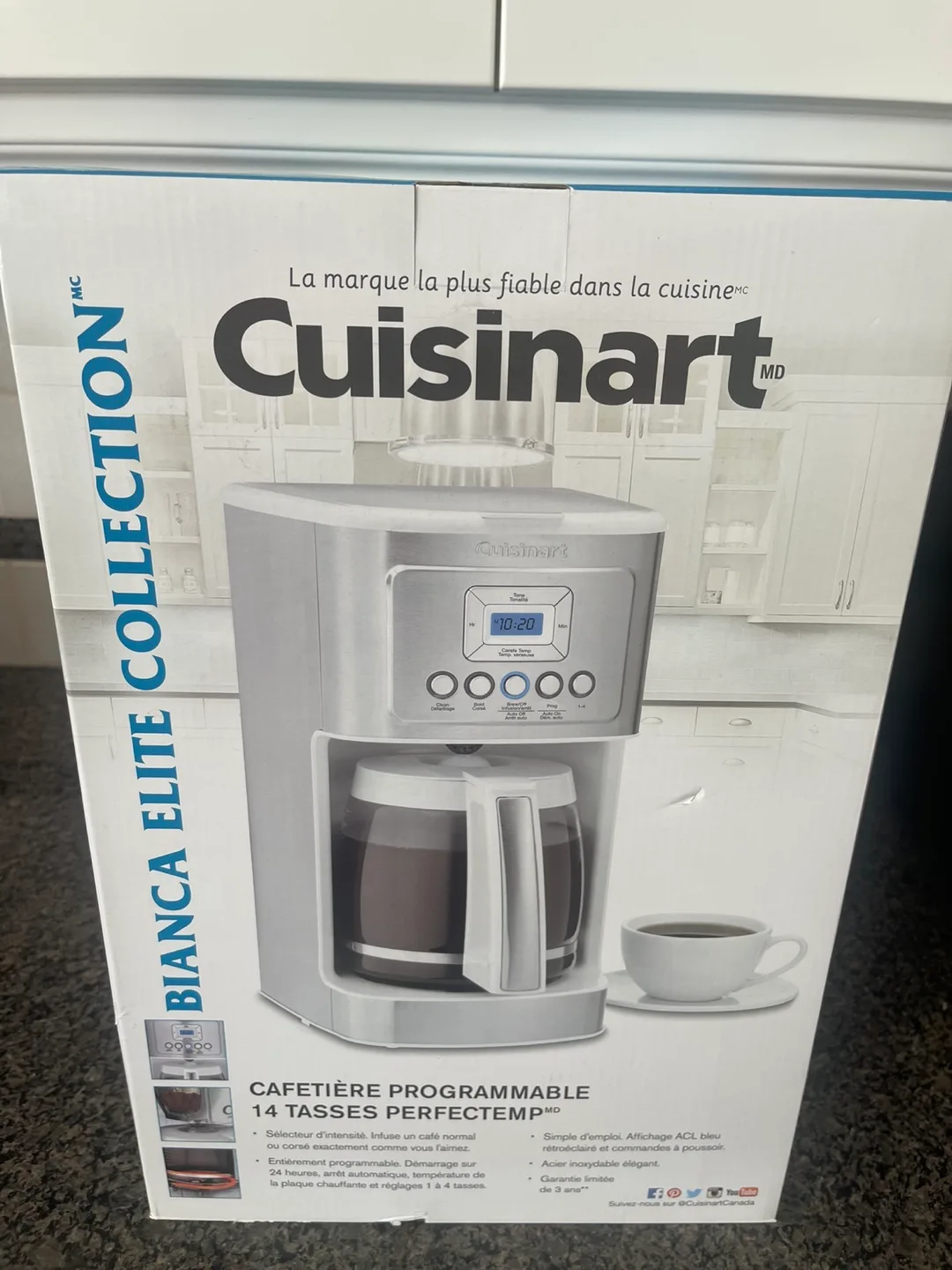 *REDUCED+GIFTS*TOP CUISINART 14cup COFFEEMAKER-BRAND NEW image indicator(3)