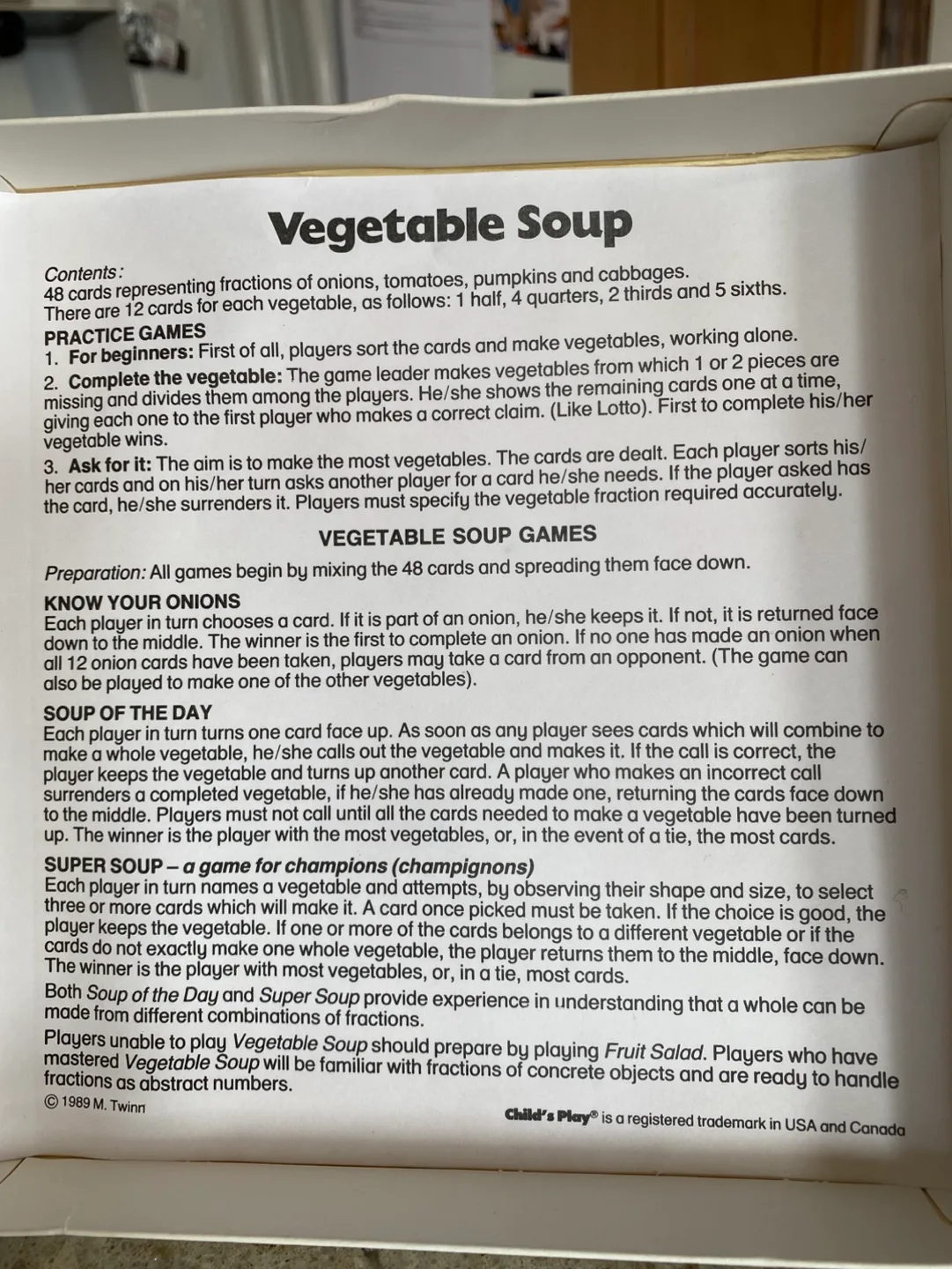 Child's Play Vegetable Soup Fraction Game image indicator(3)